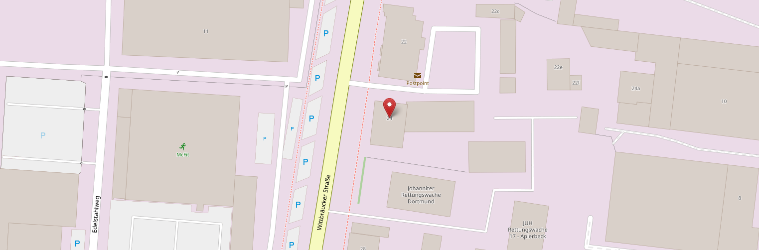 Standort anzeigen – Wittbräucker Str. 24, 44287 Dortmund